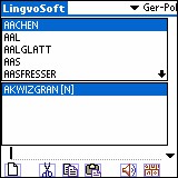 LingvoSoft Dictionary German <-> Polish for Palm O 3.2.94 screenshot